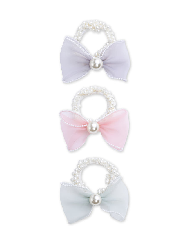 kids atelier mimi tutu Sheer Bow Scrunchie Set  