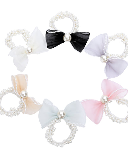kids atelier mimi tutu Sheer Bow Scrunchie Set  