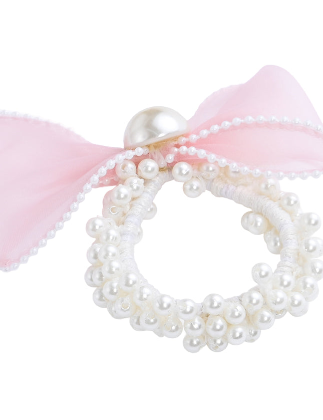 kids atelier mimi tutu Sheer Bow Scrunchie Set  