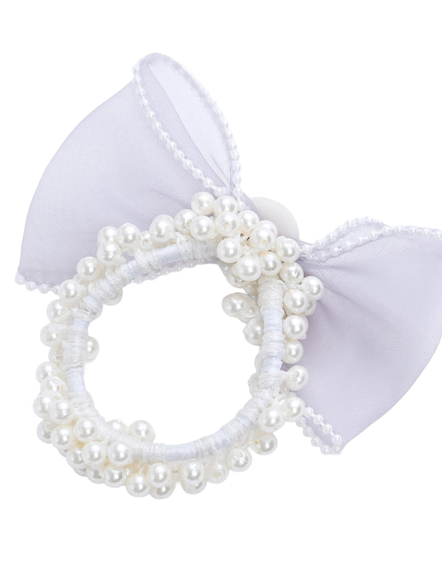 kids atelier mimi tutu Sheer Bow Scrunchie Set  