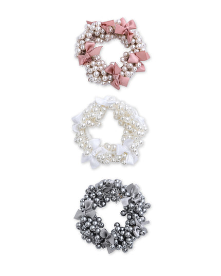 kids atelier mimi tutu Beaded Bow Scrunchie Set