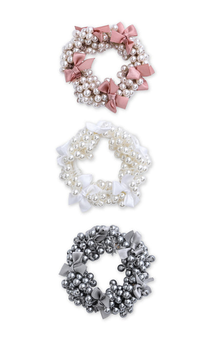 kids atelier mimi tutu Beaded Bow Scrunchie Set