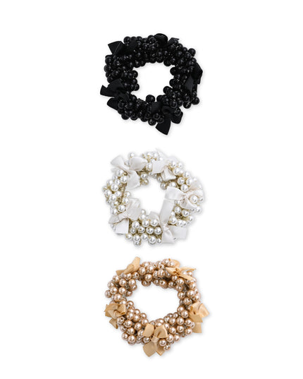 kids atelier mimi tutu Beaded Bow Scrunchie Set