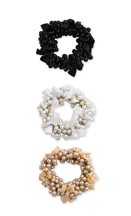 kids atelier mimi tutu Beaded Bow Scrunchie Set