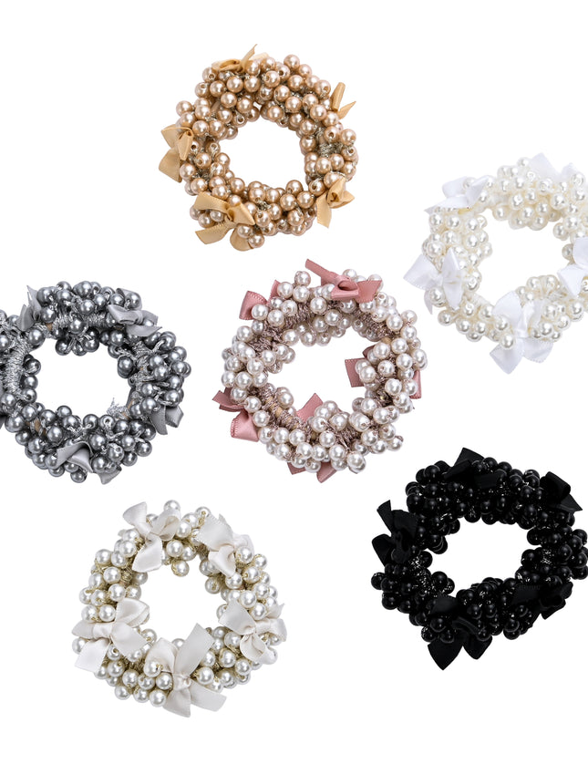 kids atelier mimi tutu Beaded Bow Scrunchie Set