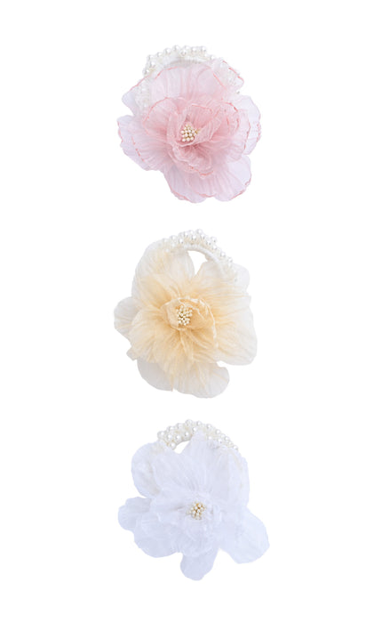 kids atelier mimi tutu Pearl Blossom Scrunchie Set