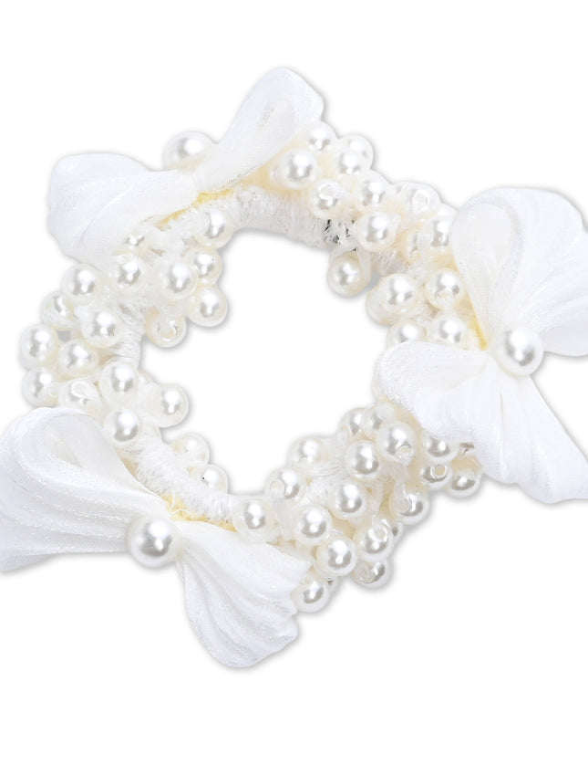 kids atelier mimi tutu Pearl Cluster Bow Scrunchie Set