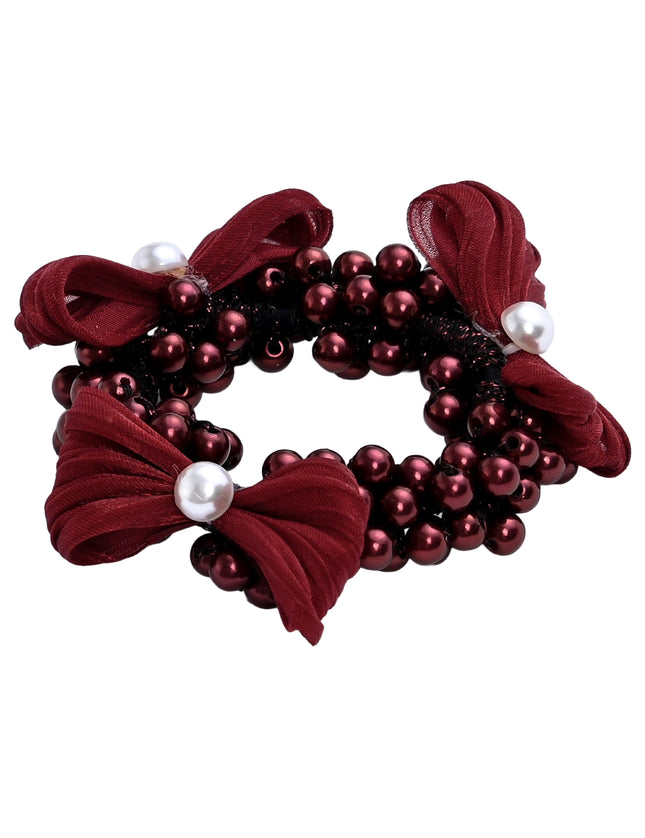 kids atelier mimi tutu Pearl Cluster Bow Scrunchie Set