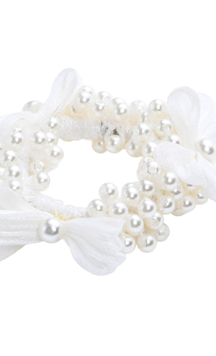kids atelier mimi tutu Pearl Cluster Bow Scrunchie Set