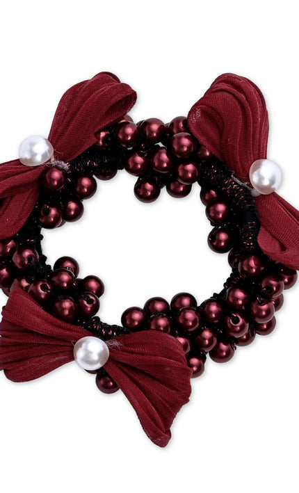 kids atelier mimi tutu Pearl Cluster Bow Scrunchie Set