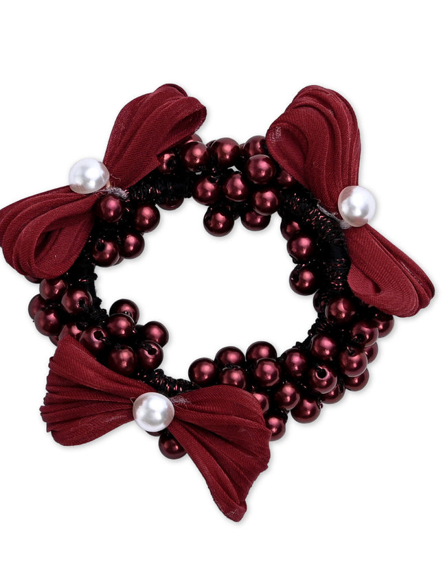 kids atelier mimi tutu Pearl Cluster Bow Scrunchie Set