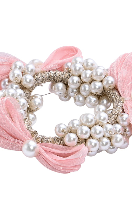 kids atelier mimi tutu Pearl Cluster Bow Scrunchie Set