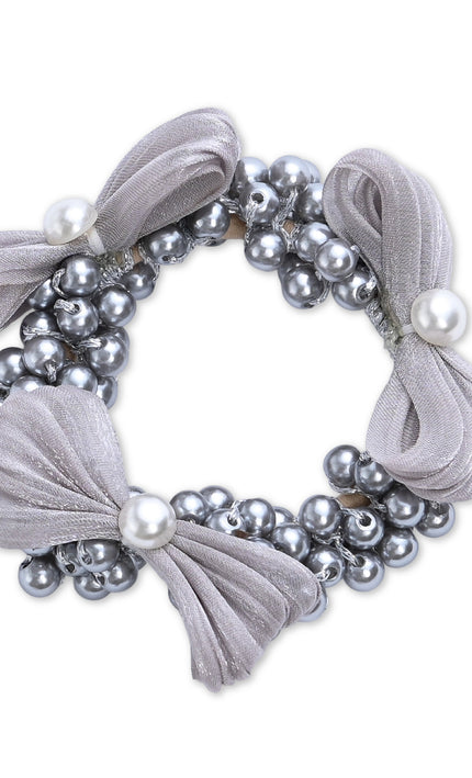 kids atelier mimi tutu Pearl Cluster Bow Scrunchie Set