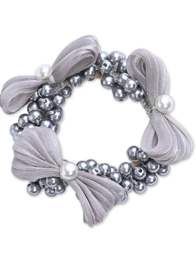 kids atelier mimi tutu Pearl Cluster Bow Scrunchie Set