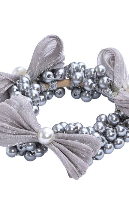 kids atelier mimi tutu Pearl Cluster Bow Scrunchie Set