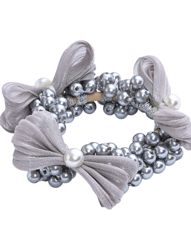 kids atelier mimi tutu Pearl Cluster Bow Scrunchie Set