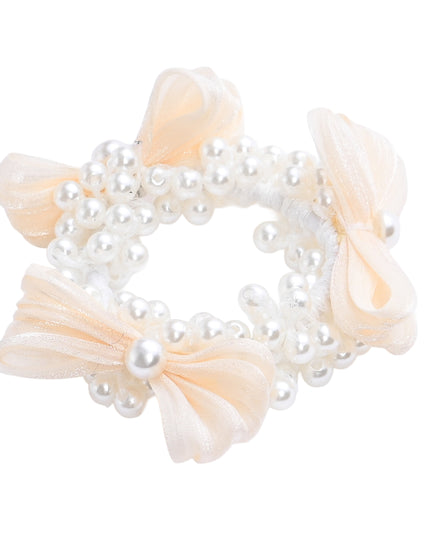 kids atelier mimi tutu Pearl Cluster Bow Scrunchie Set