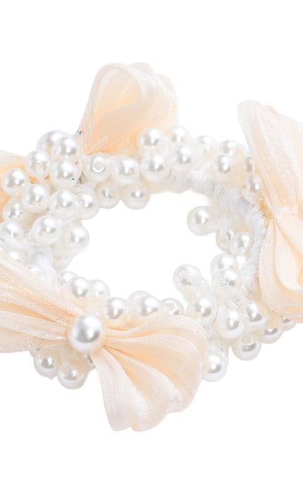 kids atelier mimi tutu Pearl Cluster Bow Scrunchie Set