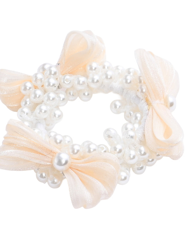 kids atelier mimi tutu Pearl Cluster Bow Scrunchie Set
