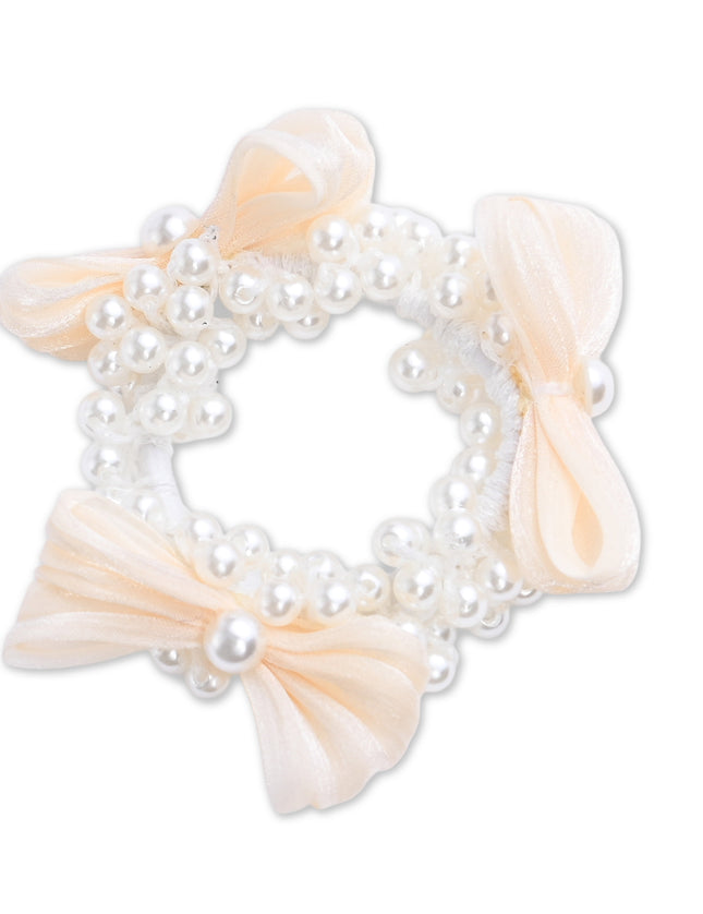 kids atelier mimi tutu Pearl Cluster Bow Scrunchie Set
