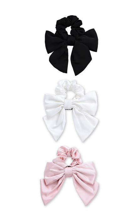 kids atelier mimi tutu Bow Accent Scrunchie Set