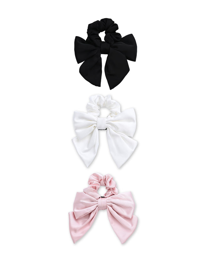 kids atelier mimi tutu Bow Accent Scrunchie Set