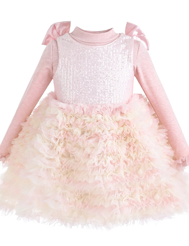 kids atelier mimi tutu Blush Pink Madeleine Enchanted Two‑Piece Dress Set