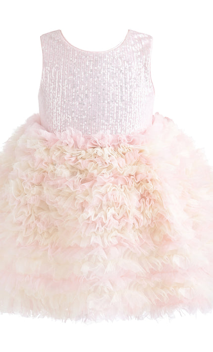 kids atelier mimi tutu Blush Pink Madeleine Enchanted Two‑Piece Dress Set