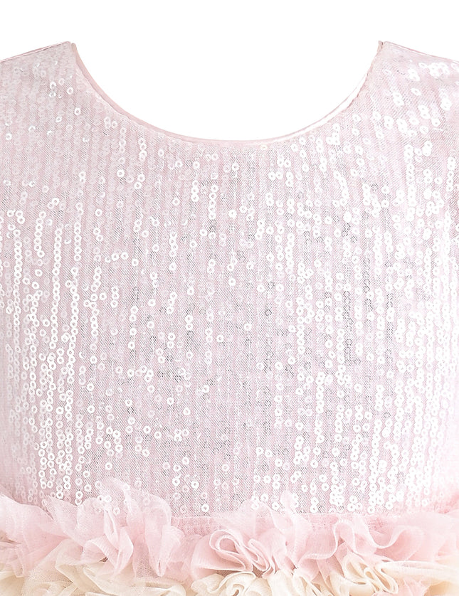 kids atelier mimi tutu Blush Pink Madeleine Enchanted Two‑Piece Dress Set
