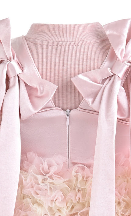 kids atelier mimi tutu Blush Pink Madeleine Enchanted Two‑Piece Dress Set