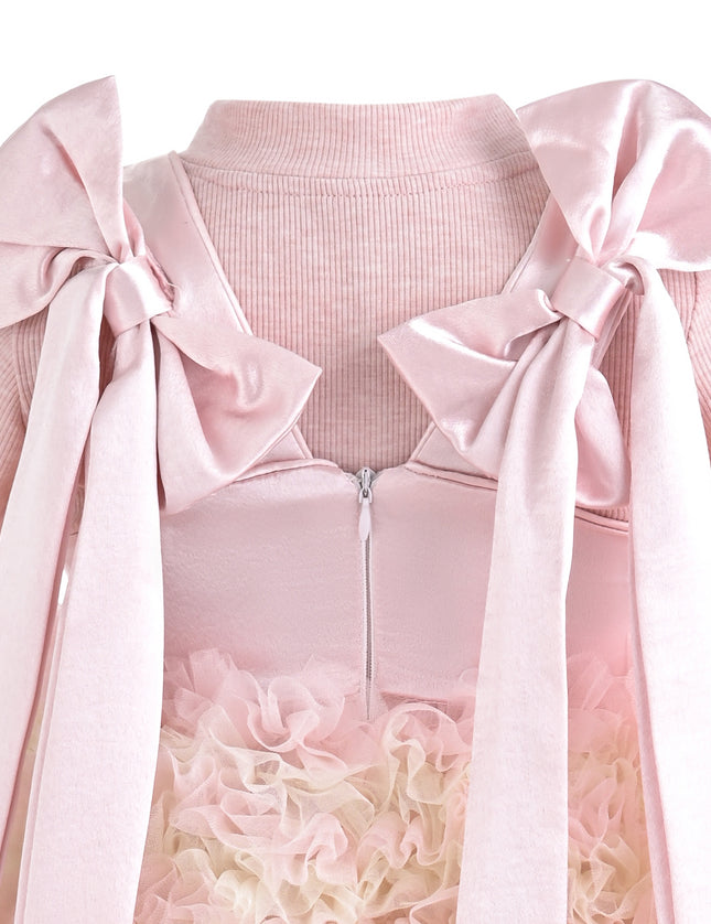 kids atelier mimi tutu Blush Pink Madeleine Enchanted Two‑Piece Dress Set