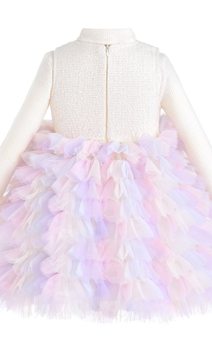 kids atelier mimi tutu Light Purple Annelise Fairy‑Twirl Dress Sets