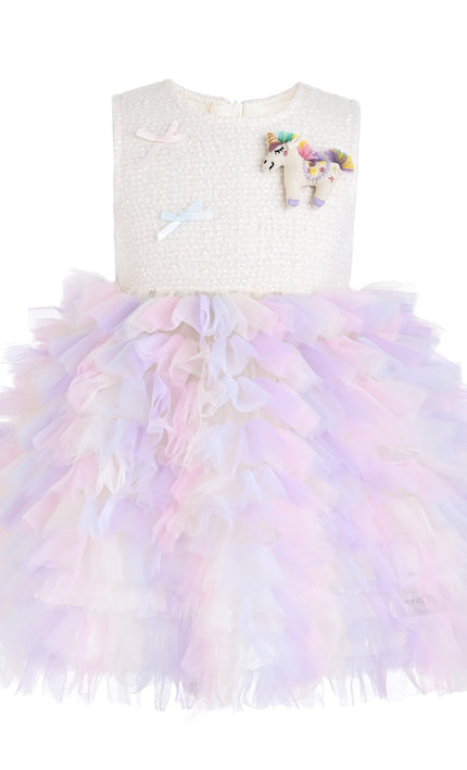 kids atelier mimi tutu Light Purple Annelise Fairy‑Twirl Dress Sets