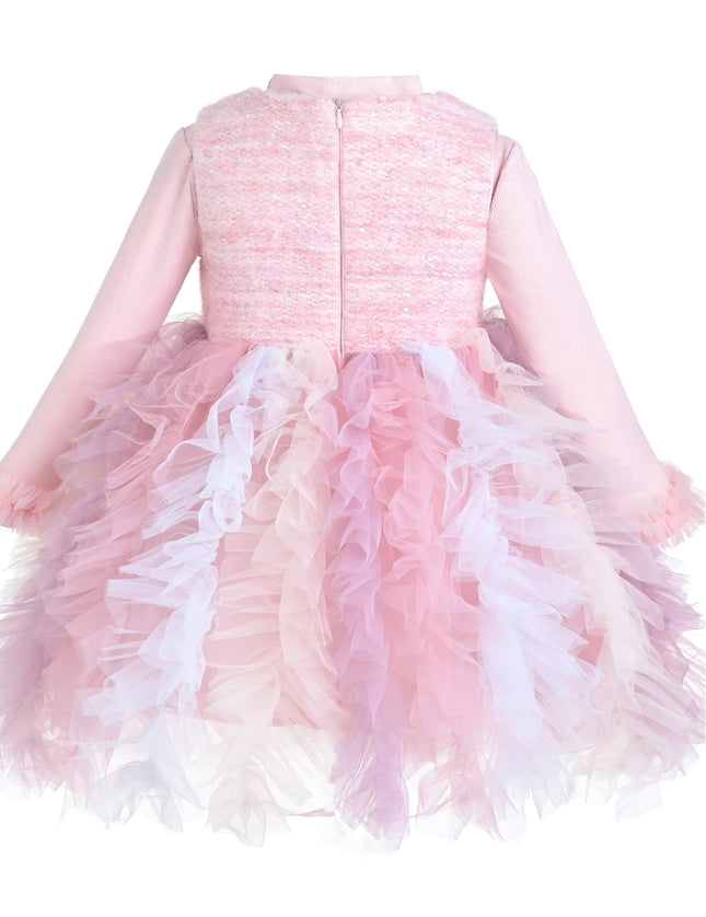 kids atelier mimi tutu Blush Pastel Emira Bow Dress Sets