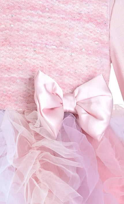 kids atelier mimi tutu Blush Pastel Emira Bow Dress Sets