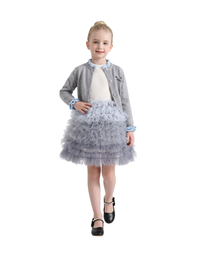 kids atelier mimi tutu Slate Blue Nola Daydream Dress Sets
