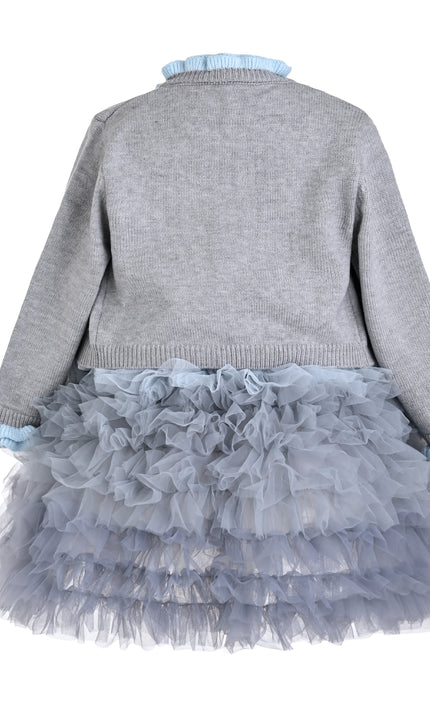 kids atelier mimi tutu Slate Blue Nola Daydream Dress Sets