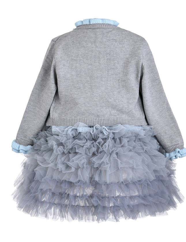 kids atelier mimi tutu Slate Blue Nola Daydream Dress Sets