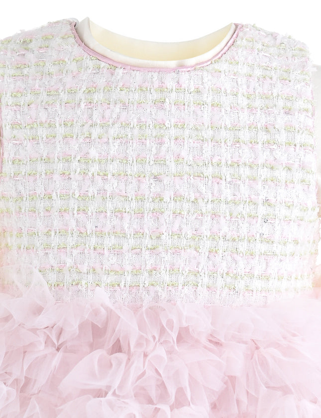kids atelier mimi tutu Light Pink Lina Pixie‑Twirl Dress Sets
