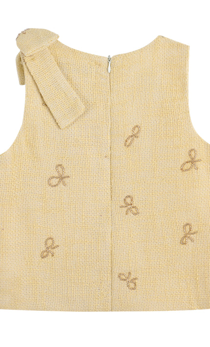 kids atelier mimi tutu Yellow Maxine Bow Set