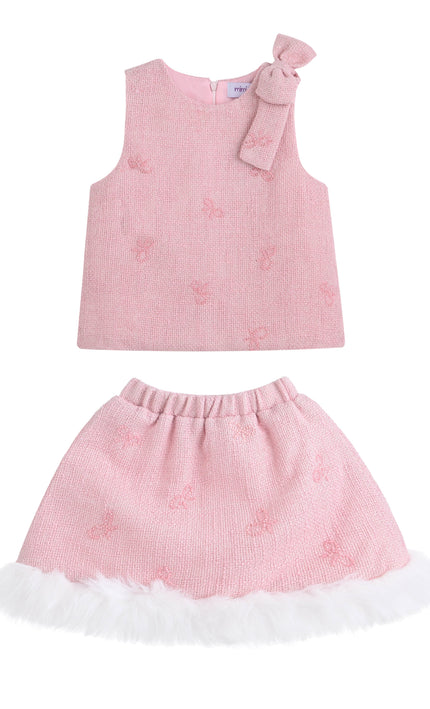 kids atelier mimi tutu Pink Maxine Bow Set