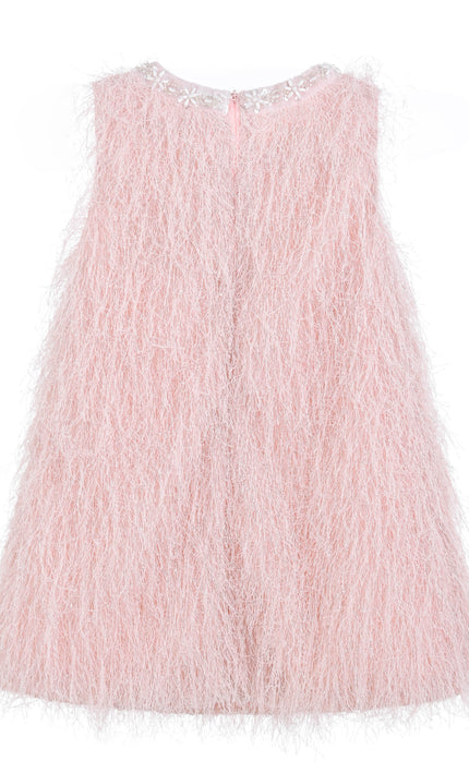 kids atelier mimi tutu Pink Ivana Textured Dress