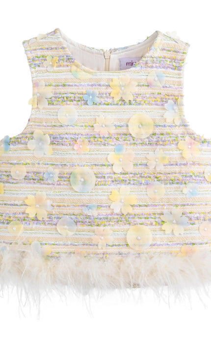 kids atelier mimi tutu Multicolor Georgina Stripe Set