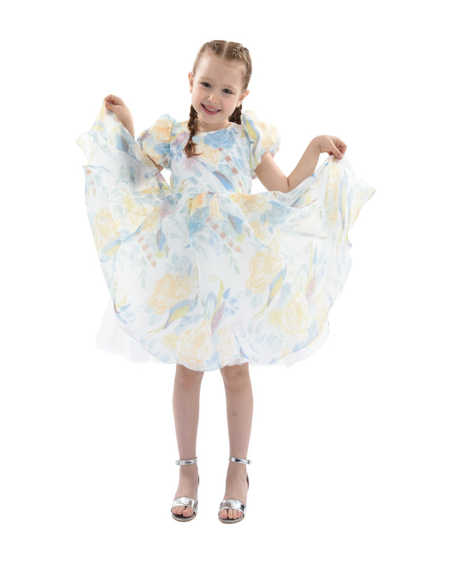 Blue Chablis Floral Garden Organza Dress