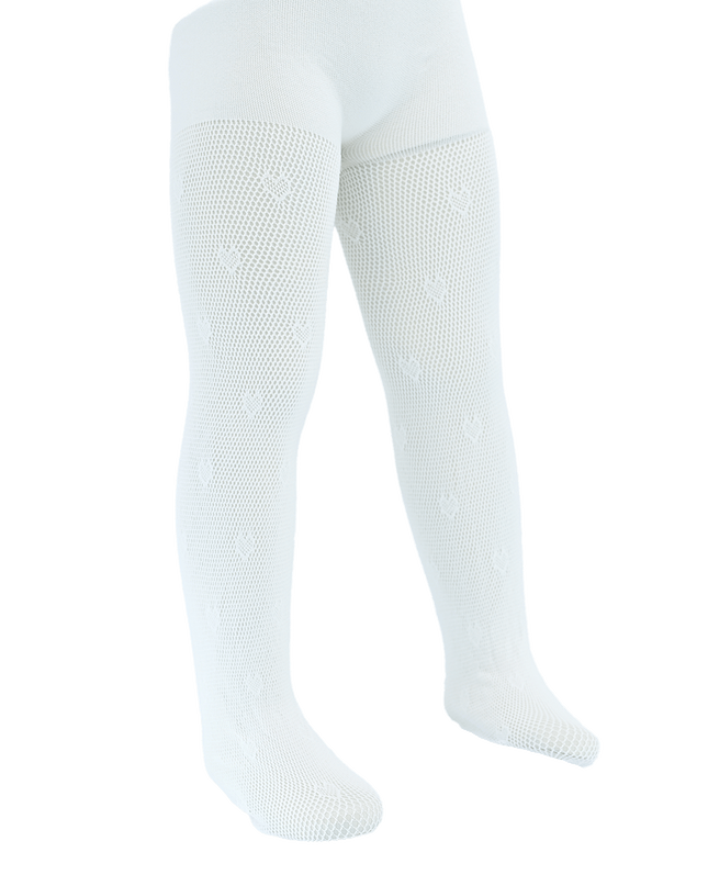 Heat Stitch Embroidered Tights