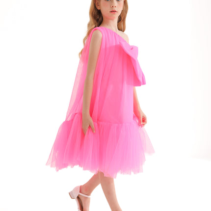 kids-atelier-tulleen-kid-girl-pink-maggi-neon-bow-tulle-dress-t-3002-neon-pink