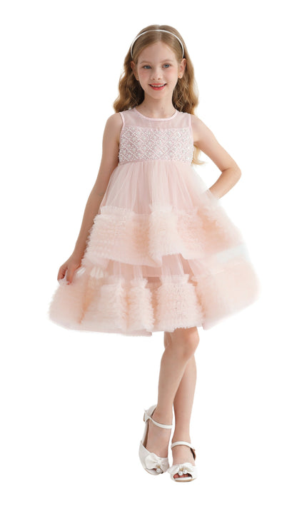 Pink Sweetberry Sleeveless Bubble Dress