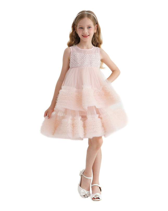 Pink Sweetberry Sleeveless Bubble Dress