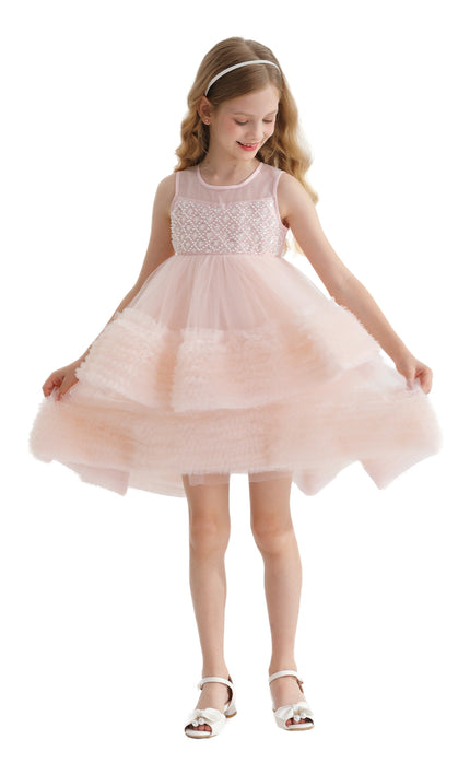 Pink Sweetberry Sleeveless Bubble Dress