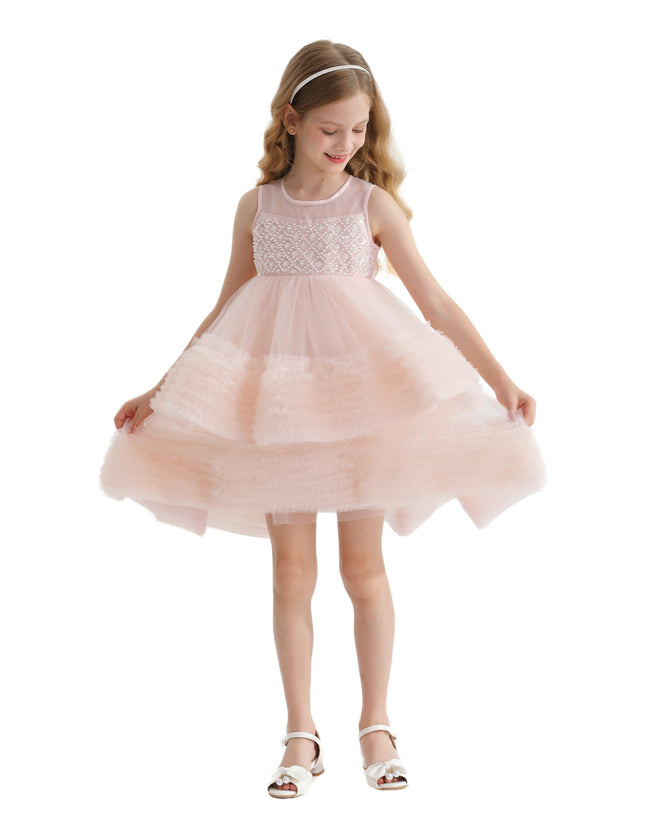 Pink Sweetberry Sleeveless Bubble Dress